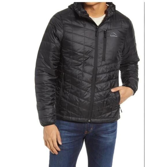 L.L.Bean Hooded PrimaLoft Insulated Ripstop Puffer Jacket Size XL - Picture 1 of 13